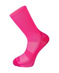 HAVEN Klasszikus kerékpáros zokni - STRUCTURE LONG 2PAK - rózsaszín