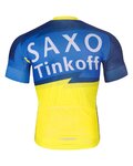 BONAVELO Rövid ujjú kerékpáros mez - SAXO BANK TINKOFF - kék/sárga