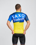 BONAVELO Rövid ujjú kerékpáros mez - SAXO BANK TINKOFF - kék/sárga