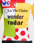 BONAVELO Rövid ujjú kerékpáros mez - 1985 LA VIE CLAIRE TDF - színes