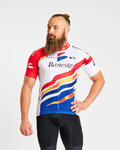 BONAVELO Rövid ujjú kerékpáros mez - 1996 BANESTO - kék/fehér/piros