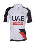 BONAVELO Rövid ujjú kerékpáros mez - UAE 2026 - fehér/fekete/piros