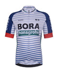 BONAVELO Rövid ujjú kerékpáros mez - BORA KID 2026 - fehér/színes