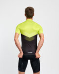 HOLOKOLO Rövid ujjú kerékpáros mez - ARROW II - világoszöld/fekete