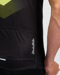 HOLOKOLO Rövid ujjú kerékpáros mez - ARROW II - világoszöld/fekete