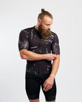 HOLOKOLO Rövid ujjú kerékpáros mez - PASSION - fekete