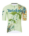 HOLOKOLO Rövid ujjú kerékpáros mez - DRAGON - világoszöld