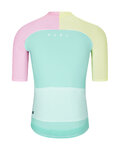 HOLOKOLO Rövid ujjú kerékpáros mez - PERFORMANCE - világoszöld/színes