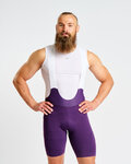HOLOKOLO Rövid kerékpáros nadrág kantárral - NOVEL PRO - lila