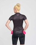 RIVANELLE Rövid ujjú kerékpáros mez - LEVEL UP - fekete