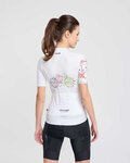 RIVANELLE Rövid ujjú kerékpáros mez - MAAPPI ELITE LADY - fehér/színes