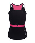 RIVANELLE Ujjatlan kerékpáros mez - SPARK ELITE - fekete/rózsaszín