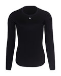 RIVANELLE Hosszú ujjú kerékpáros póló - WINTER BASE LAYER - fekete