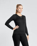RIVANELLE Hosszú ujjú kerékpáros póló - WINTER BASE LAYER - fekete