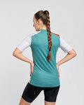 RIVANELLE Rövid ujjú kerékpáros mez - ADVENTURE - szürke/zöld