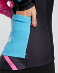 RIVANELLE Hosszú ujjú kerékpáros mez - MEDITATION WINTER - fekete/rózsaszín