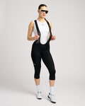 RIVANELLE 3/4-es kerékpáros nadrág kantárral - ELITE 3/4 LADY  - fekete