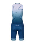 RIVANELLE Kerékpáros overall - SNIPP - fehér/türkiz