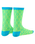 SUPACAZ Klasszikus kerékpáros zokni - ASANOHA - zöld/kék