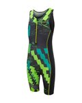 ZONE3 Kerékpáros overall - ADVENTURE TRISUIT - fekete
