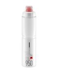 ELITE Kerékpáros palack vízre - JET PLUS 950 - áttetsző/piros