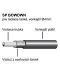 LONGUS bowden - SP OEM - fekete