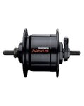 SHIMANO első agy dinamóval - DHC3000 36 - fekete