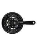 SHIMANO hajtókarok és átalakítók - TOURNEY TY501 170mm 48/38/28 - fekete