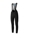 SHIMANO Hosszú kerékpáros nadrág kantárral - VERTEX CYC - fekete