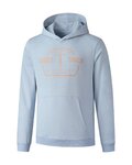 SHIMANO póló - HOODIE - világoskék
