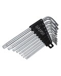 PRO kulcskészlet - WRENCH SET T10/T15/T25/T30/T40/T45/T50 - fekete