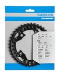 SHIMANO lánckerék - SLX M672/622/612 40 - fekete