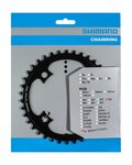 SHIMANO lánckerék - STEPS SM-CRE80 38 - fekete