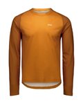 POC Hosszú ujjú kerékpáros mez nyári - MOTION AIR L/S - barna