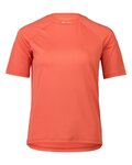 POC Rövid ujjú kerékpáros mez - REFORM ENDURO LIGHT TEE - piros