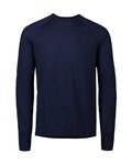 POC Hosszú ujjú kerékpáros mez - LIGHT MERINO - kék