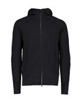 POC póló - MERINO ZIP HOOD - fekete