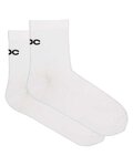 POC Kerékpáros bokazokni - CADENCE ROAD SHORT SOCKS - fehér