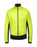 GORE Kerékpáros dzseki béléssel - C3 WINDSTOPPER® - sárga/fekete