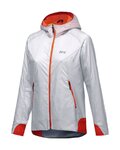 GORE Kerékpáros szélálló dzseki - R5 GTX INFINIUM™ WMN - fehér/narancssárga