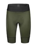 GORE Rövid kerékpáros nadrág kantár nélkül - ARDENT WMN - zöld