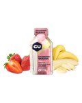 GU Kerékpáros táplálékkiegészítő - ENERGY GEL 32 G STRAWBERRY BANANA