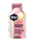 GU Kerékpáros táplálékkiegészítő - ENERGY GEL 32 G STRAWBERRY BANANA