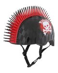 BELL Kerékpáros sisak - SKULL HAWK - fekete/piros