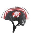 BELL Kerékpáros sisak - RASKULLZ SKULL HAWK - fekete/piros