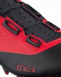 FIZIK Kerékpáros cipő - VENTO X3 OVERCURVE - piros/fekete