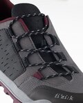 FIZIK Kerékpáros cipő - ERGOLACE X2 - antracit/bordó