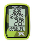 CICLOSPORT tachométer - PROTOS 105 - zöld