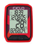 CICLOSPORT tachométer - PROTOS 213 - piros