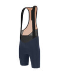 SANTINI Rövid kerékpáros nadrág kantárral - SLEEK RAGGIO - kék